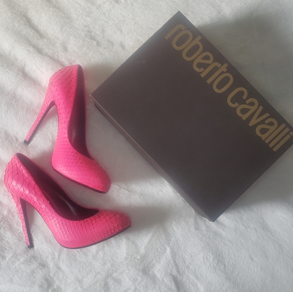 👠Roberto Cavalli-Pumps - Picture 1 of 14